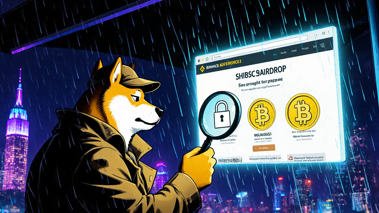 SHIBSC (Shiba BSC) : tout savoir sur l’airdrop prétendu et comment éviter les arnaques