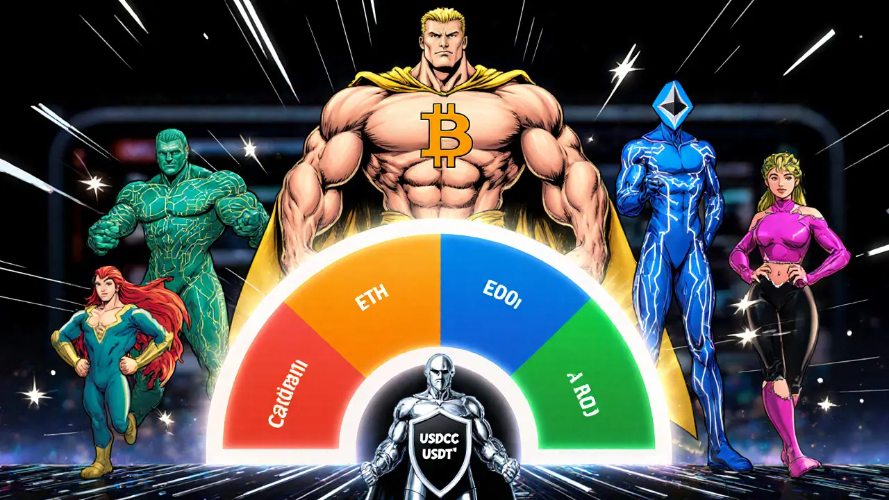Composition interne d’un portefeuille crypto