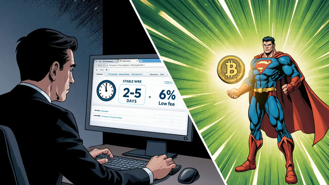 Alternatives de paiement transfrontalier crypto aux banques traditionnelles