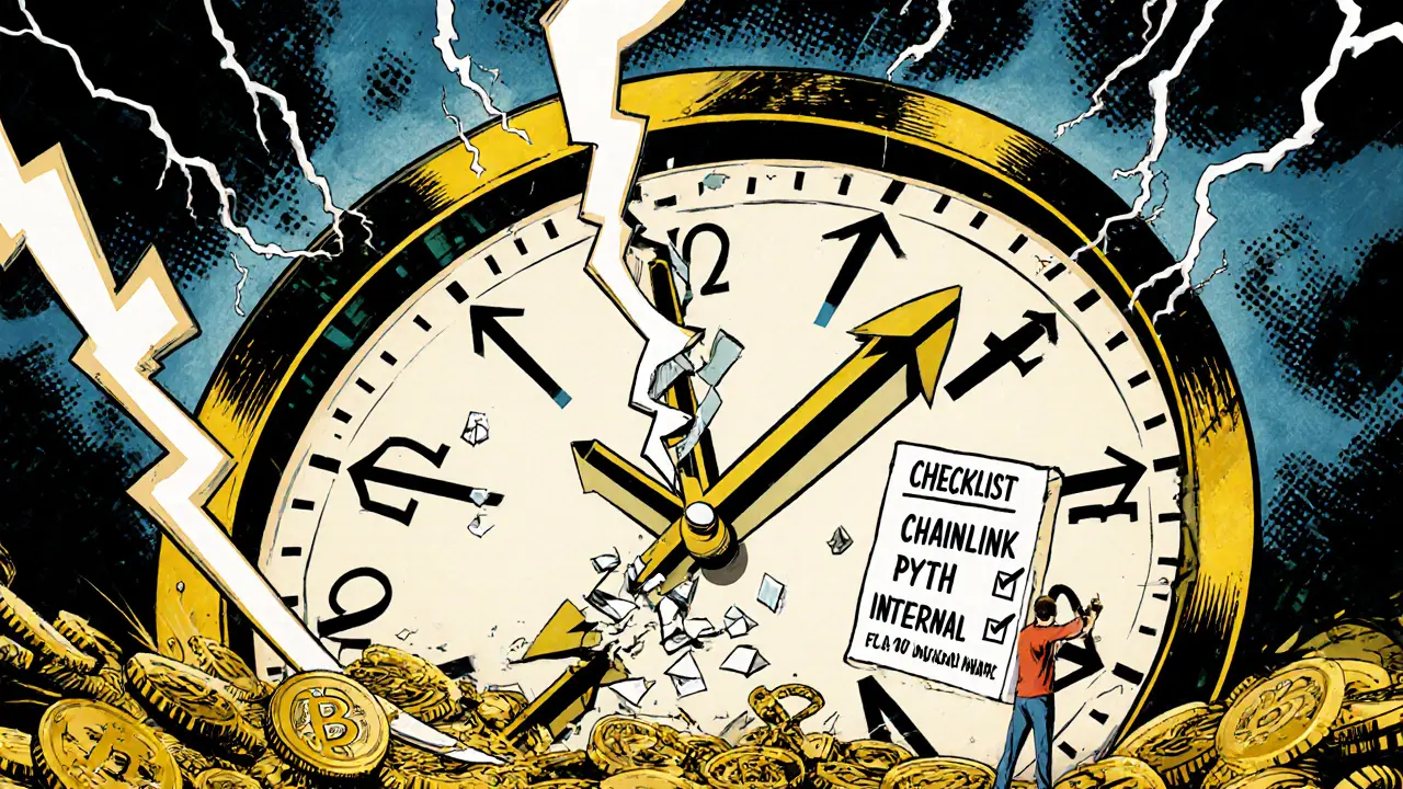 Oracle financier détruit par des prix faussés et un prêt flash, un développeur tente de rétablir la vérité.