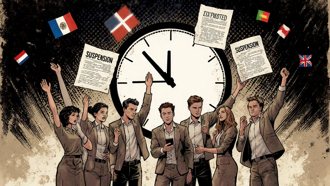 Une équipe célèbre sa licence, mais un compte à rebours de suspension se profile derrière eux.