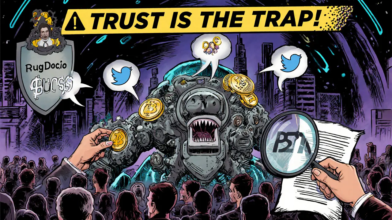 Une machine hybride d'arnaque blockchain crache des deepfakes et des fausses promesses vers des victimes.