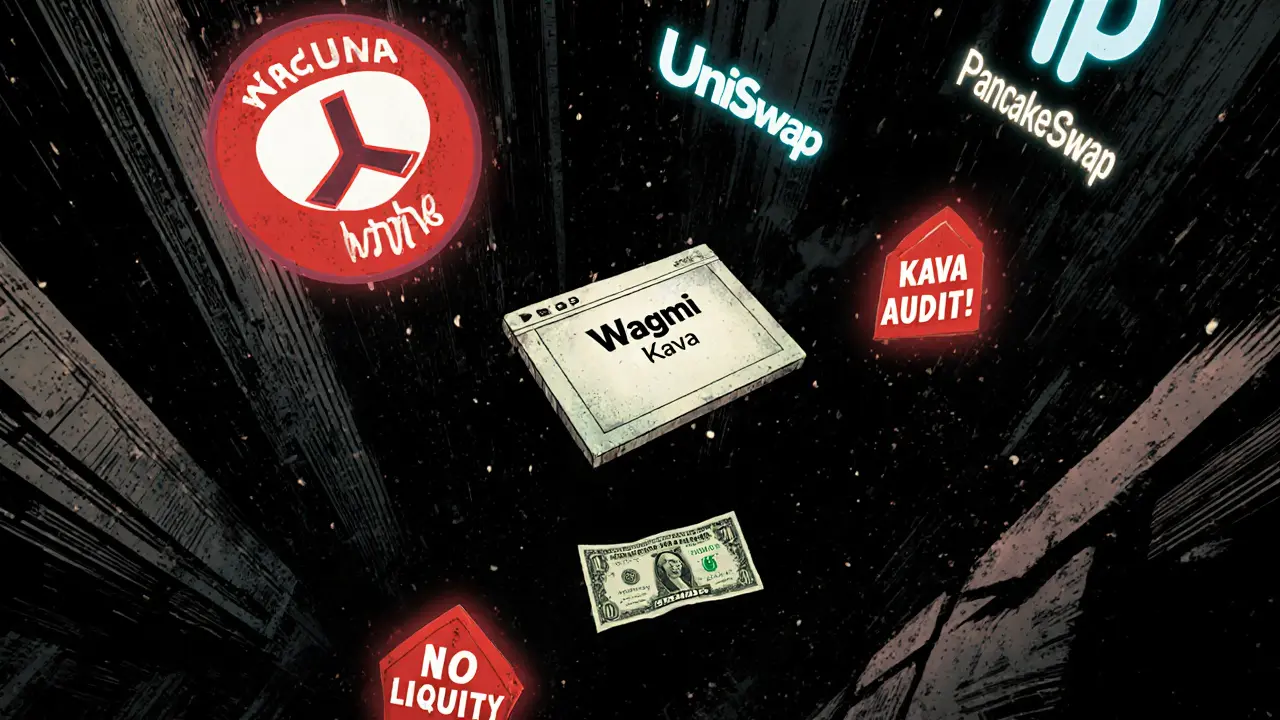 Wagmi (Kava) : un échange décentralisé presque invisible dans l'écosystème crypto