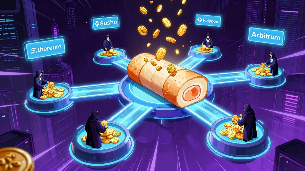 SushiSwap : review complet de l'échange décentralisé multi-chaines