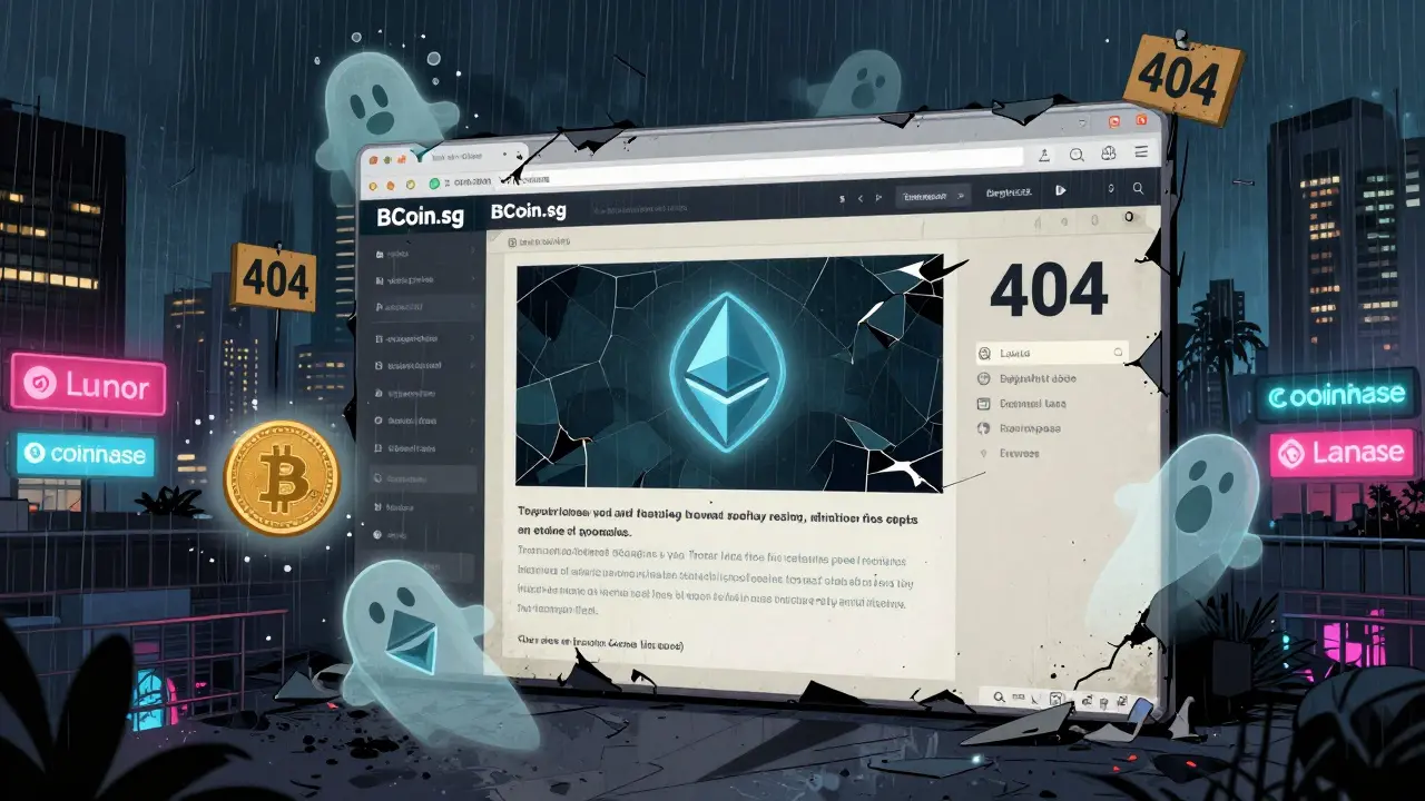 BCoin.sg : Avis et analyse d'une bourse crypto désormais défunte