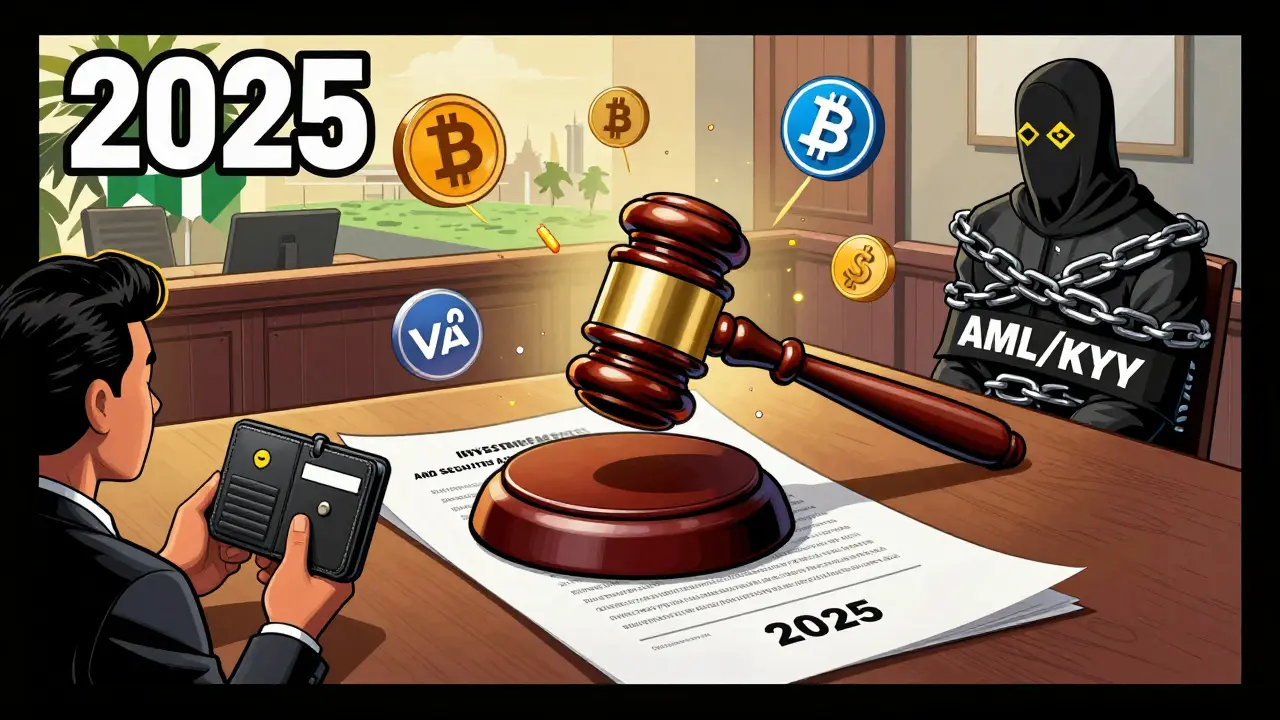 Le texte de la loi ISA 2025 est adopté, encadrant les crypto-monnaies sous supervision officielle.