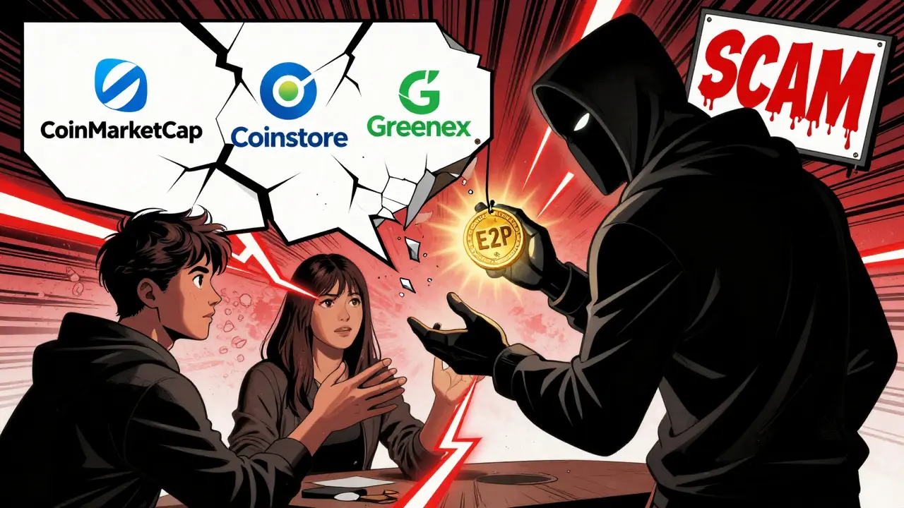 E2P Token Airdrop : Comment participer à l'offre Coinstore, Greenex et CoinMarketCap