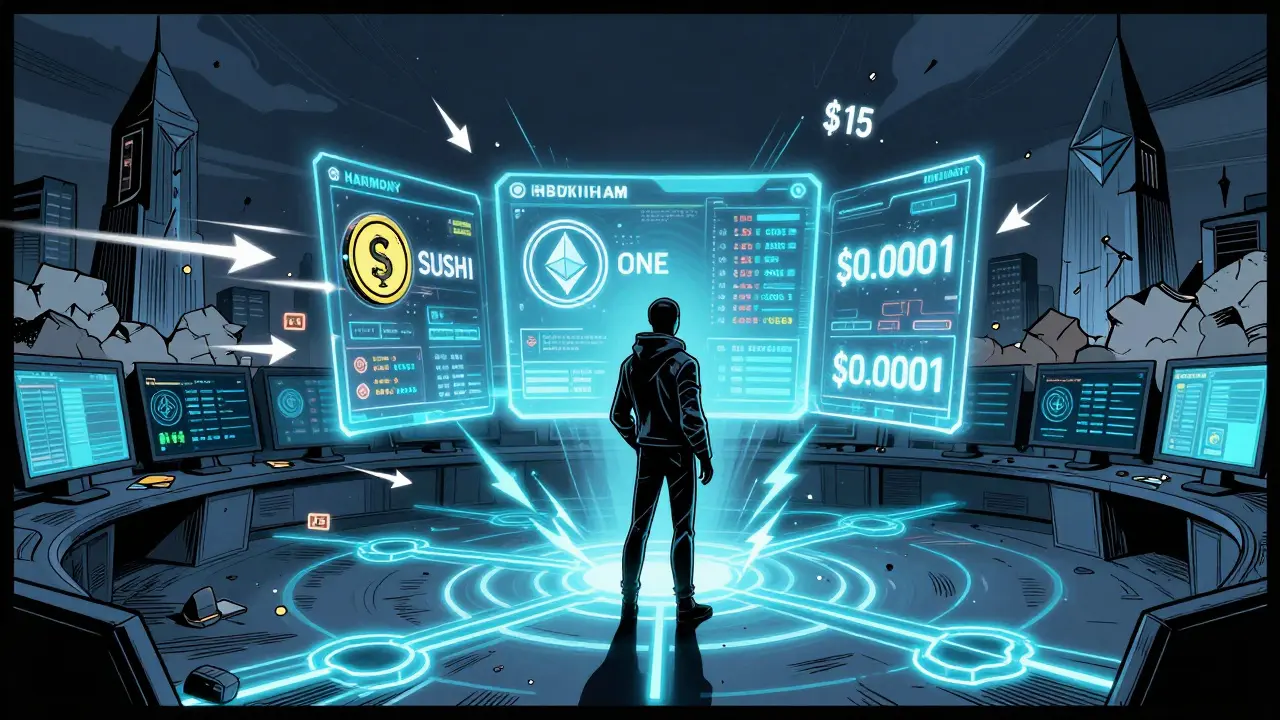 SushiSwap sur Harmony : avis complet sur l'échange décentralisé à faibles frais