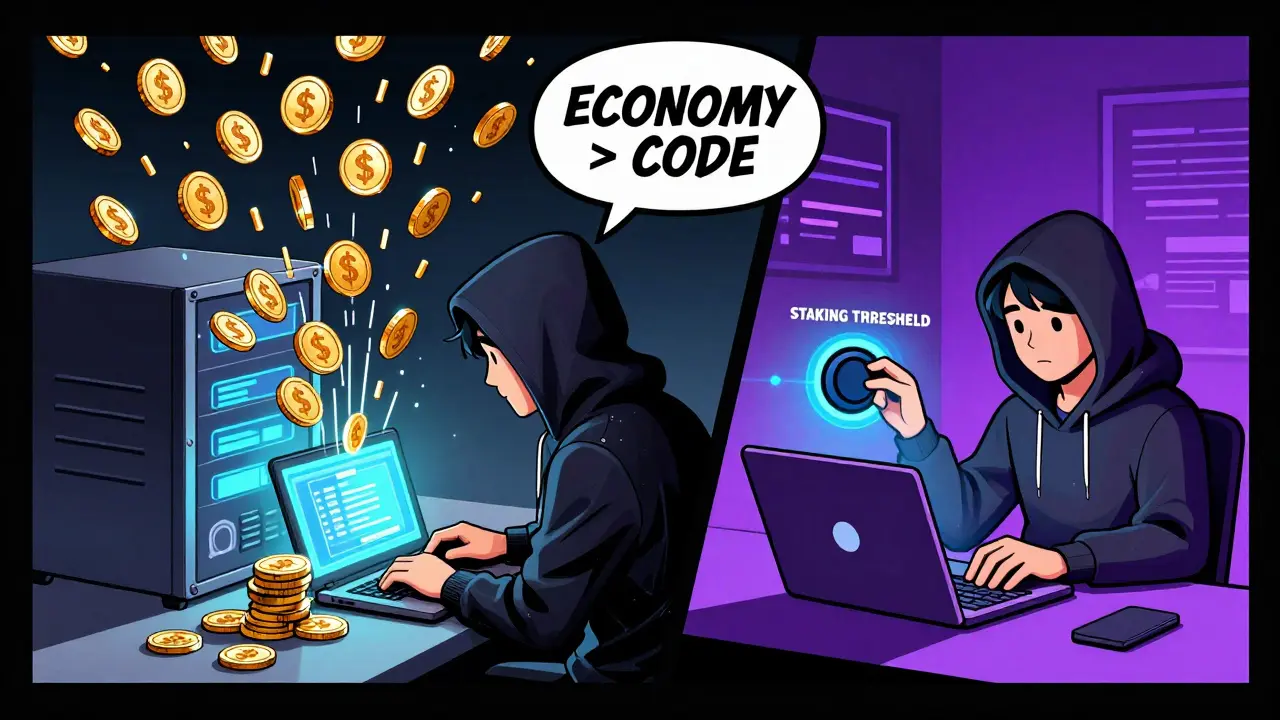 Un pirate crée 15 000 faux portefeuilles pour voler des jetons, tandis qu'un développeur ajuste les règles de sécurité.