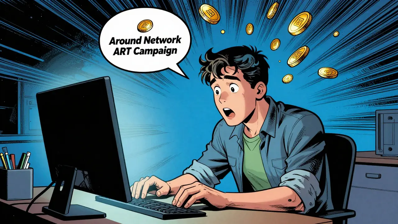 Tout savoir sur l'airdrop ART Campaign de Around Network : Guide complet