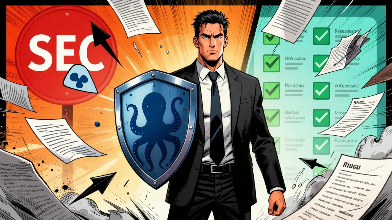 Dave Ripley de Kraken défiant les défis juridiques en BD