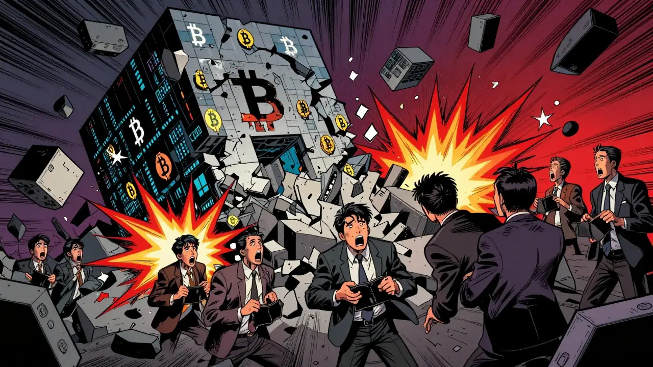 Effondrement dramatique d'une plateforme crypto avec des investisseurs en détresse