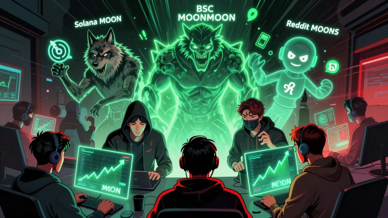 Traders confus face aux différents jetons MOON similaires
