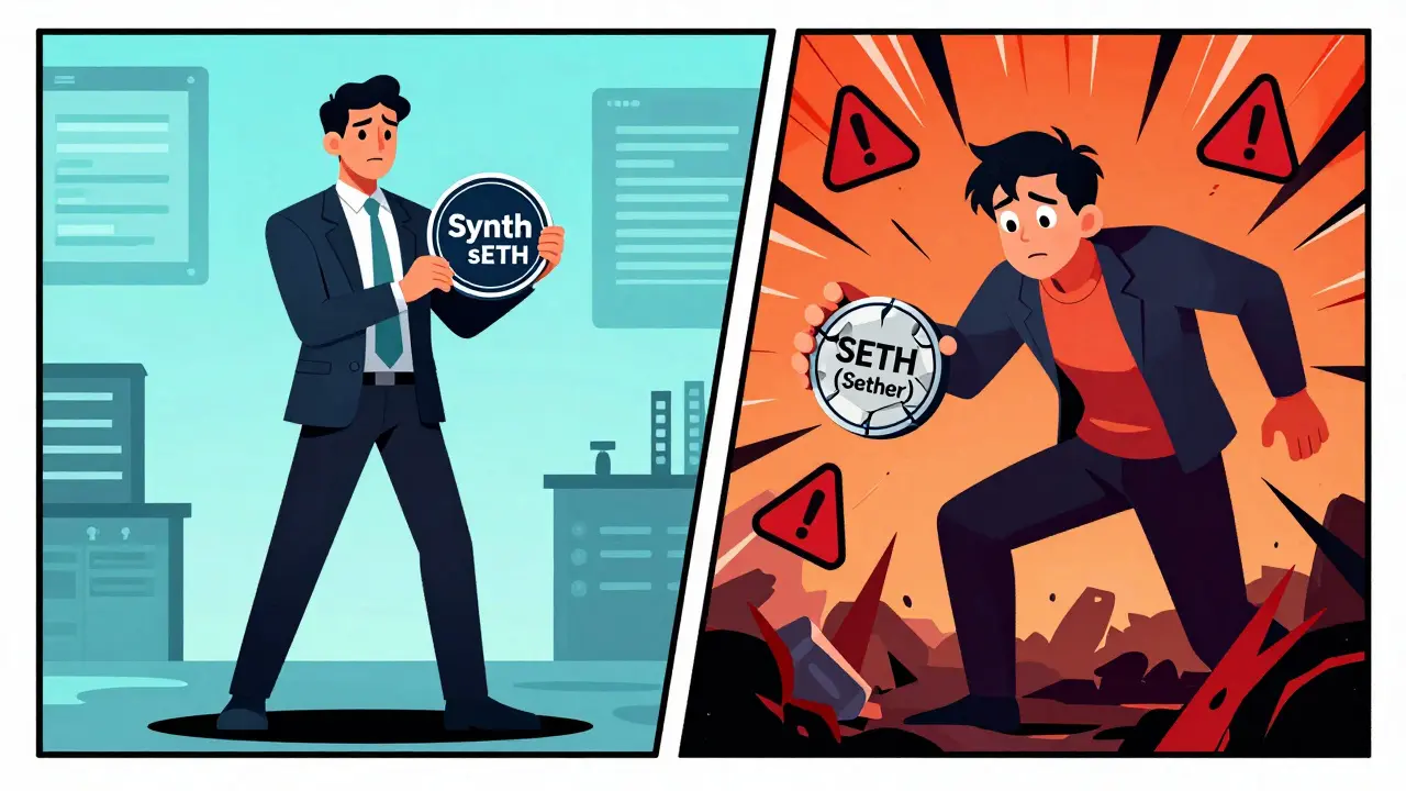 Alerte sur la confusion des tickers SETH : vrai actif vs imitateurs risqués en style comics.
