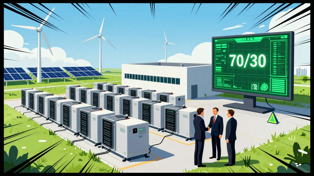 Mineurs licenciés utilisant l'énergie renouvelable dans un cadre régulé