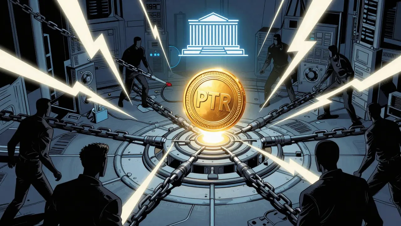 Réseau blockchain centralisé du Petro entouré de barrières de sanctions