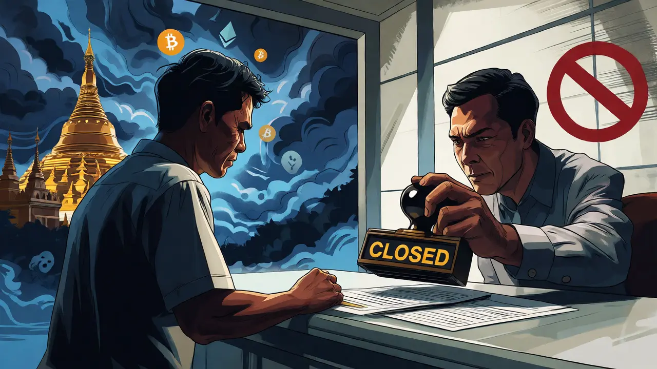 Pénalités de clôture de compte crypto au Myanmar : ce qu'il faut savoir