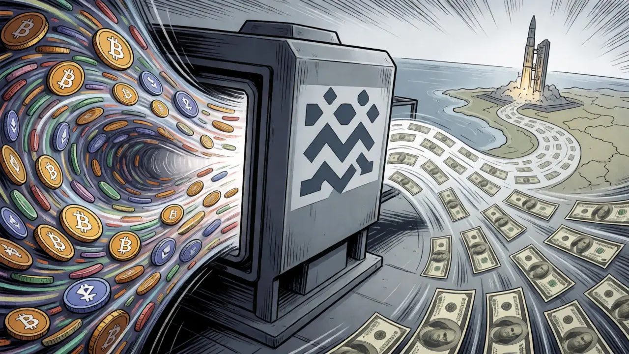 Un mécanisme complexe transforme des cryptos en fonds propres destinés aux armements.